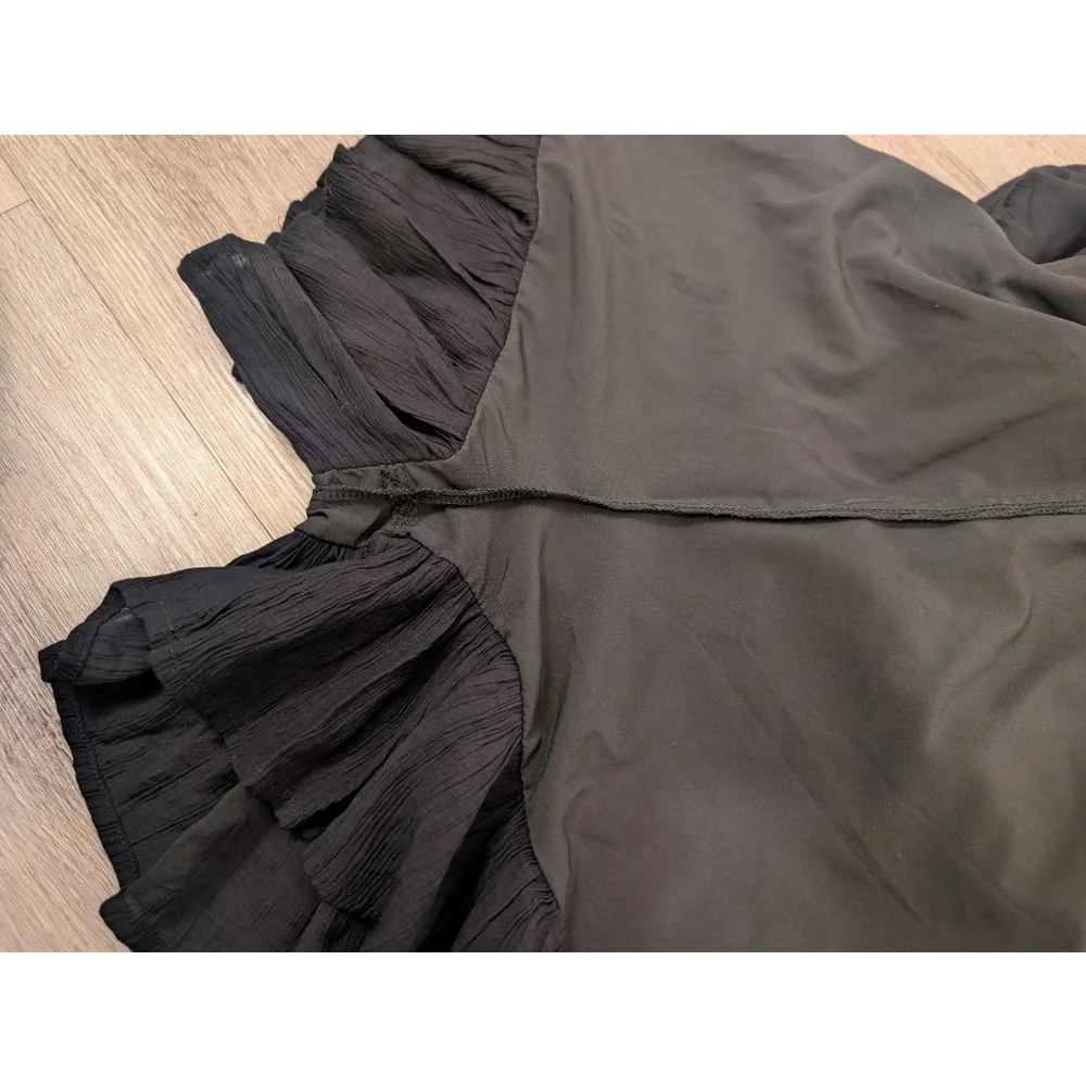 Women's Princess Polly Black Cut Out Mini Dress size 10 romper Skort coquette - Picture 6 of 8